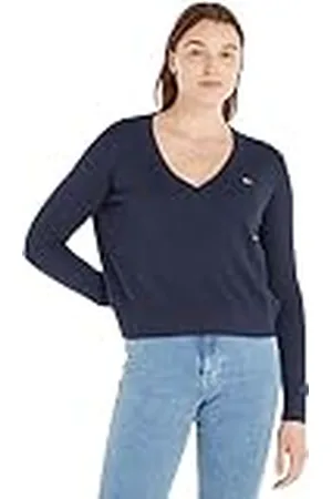 Tommy Hilfiger Dam Tjw Essential Vneck tröja sweatshirt, , S