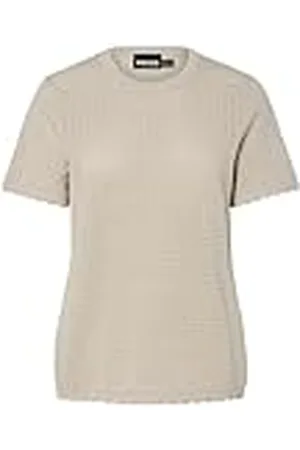 Pieces® Pcscout Ss O-Neck Knit Bc, , XL