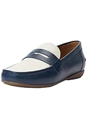 Geox Dam D ANNYTAH MOC A Mockasin, marinblå/LT Sand, 36 EU, , 36 EU