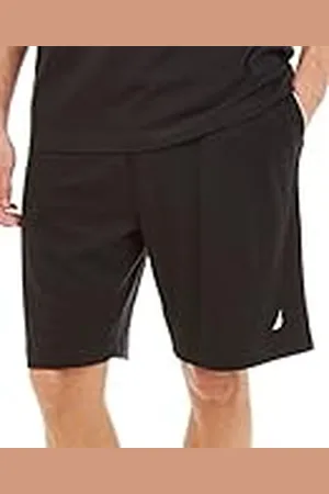 Nautica Mäns mjukt stickat elastiskt midjeband sömn lounge kort, , S