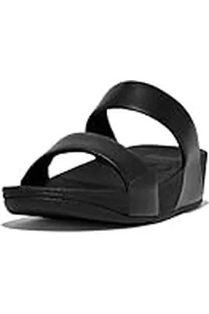 FitFlop Kvinnors Lulu lädertofflor kil sandal, , 38 EU