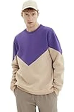 Trendyol Herr vanlig bas stickad tröja med rund hals, , XL, , XL