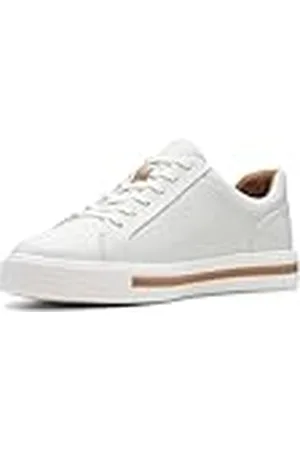 Clarks Dam Un Maui Lace Derbys, Vitt vitt läder, 38 EU