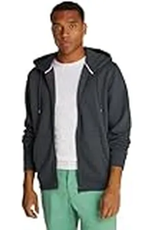 Tommy Hilfiger Herr TJM Reg S flagga dragkedja genom huvtröja, , XS