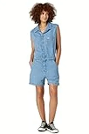 Wrangler Lekdräkt för kvinnor, Worn Indigo, Liten, , S