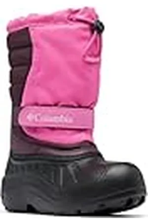 Columbia Unisex barn pulverbug snölite vandringsstövel, Rosa is Moonvista, 38 EU