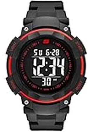 Skechers Horloge voor heren, Digitaal uurwerk met siliconen, polyurethaan, lederen of roestvrij stalen band, ,45MM