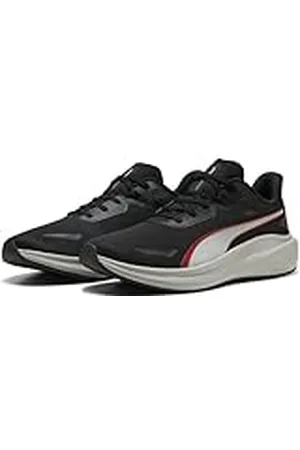 PUMA Unisex Skyrocket LITE Road löparsko, Black-for All Time RÖD-Cool ljusgrå, 12 UK, Black for All Time röd cool ljusgrå, 47 EU