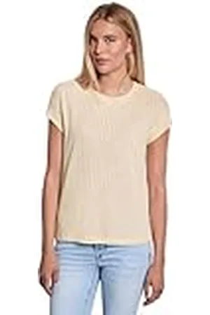 Street one Vertical Structure Shirt Velvet Cream 44, , 44