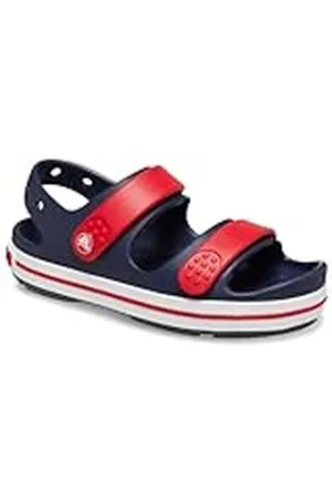 Crocs Unisex barn Crocband Cruiser Sandal T, Marinblå Varsity Röd, 4 UK Child