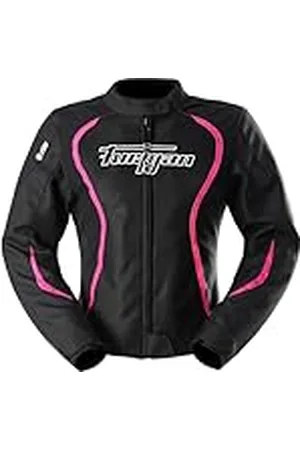 Furygan Odessa ventilerade 3IN1 3IN1-Allvädersmotorcykeljacka D3O-skydd vattentät ventilationsförvaring fickor-byxa anslutningssäsong, , svart-vit-rosa,