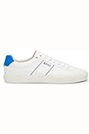 HUGO BOSS Herr Aiden Tenn Sneakers Snörning med Cupsole Sula och Kontrasterande logotyp, , 39 EU