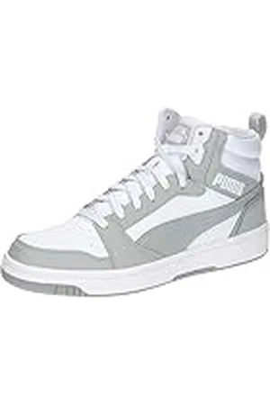 PUMA Unisex Rebound V6 Sneaker, vit askgrå, 44.5 EU