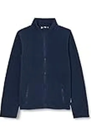 Playshoes Unisex barn fleecejacka utomhus topp, Mörkblå, 140