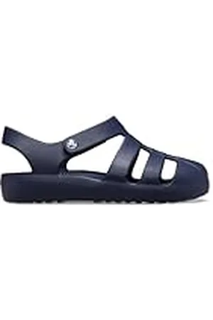 Crocs Unisex barn klassisk fiskare K sandal, Marinblått Xsp, 6 UK Child