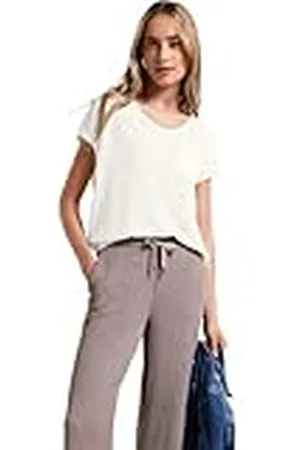 Street one LTD QR linne look tröja wWoven Pocket Off White 44, , 44