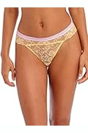 Freya Womens Offbeat Brazilian Bikini Style Underwear, Lemon Fizz, Medium US