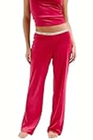 Juicy Couture Dam Vicky Flare byxor pyjamas underdel byxor sovbyxor pyjamasbyxor av velour olika Färgpyjamasunderdel, Raspberry Sorbet, XL, , XL