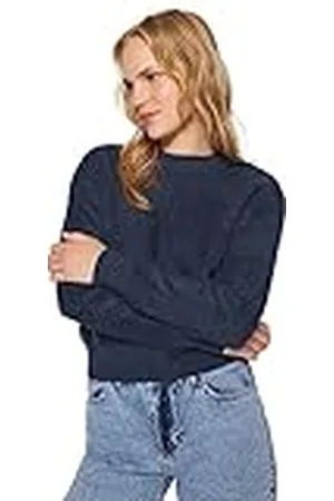 Trendyol FeMan normal passform basic rund hals stickad tröja, , S, , S