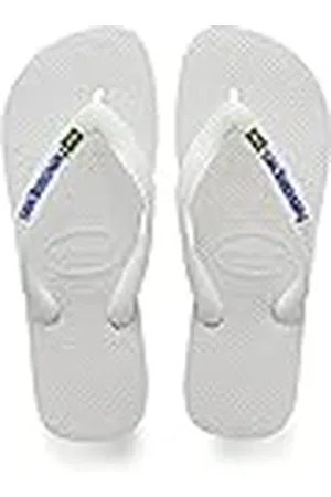 Havaianas Unisex Brasil-logo (Mini Me), Wit, VK kind 8