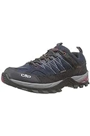 CMP Herr Vandrings- och halvskor för vandring Rigel Low trekking shoe Wp, Asfalt Syrah, 46 EU