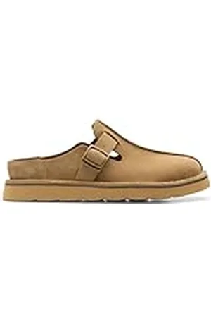 Clarks Solsbury Mule Slide Sandal, Dark Sand Suede, 9,5 UK, , 44 EU