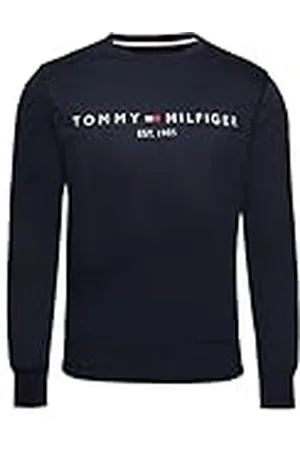 Tommy Hilfiger Herr Tröja Tommy logo tröja, Öken himmel, L