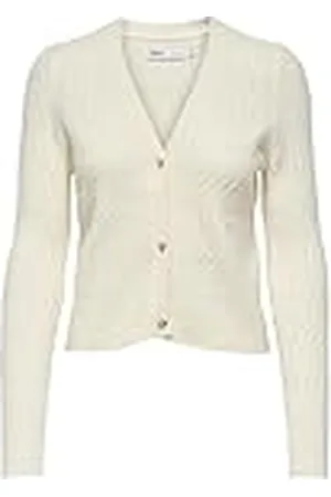 ONLY Damer Onlkatia Ls Cable V-neck cardigan Cc KNT kofta, , L