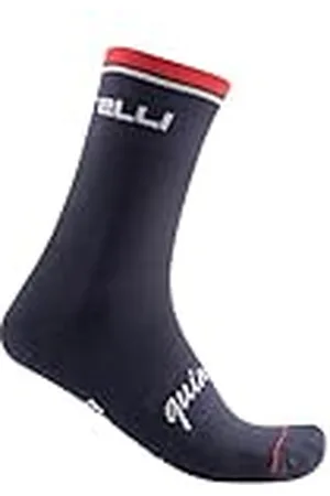 Castelli Unisex 15 mjuka merinostrumpor, mörkblå, L, , Large
