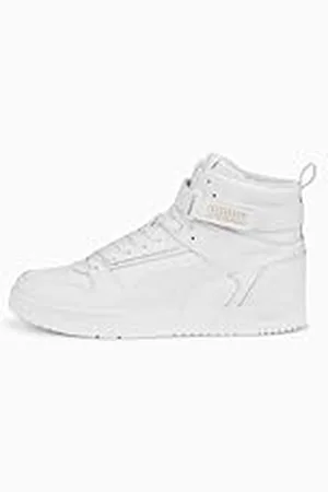 PUMA Unisex RBD Game sneakers, White White Team Gold, 5.5 UK, Vitt, 38.5 EU