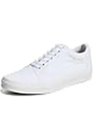 Vans Herr Plimsolls, Vit sann vit, 43 EU