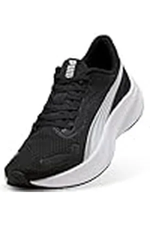 PUMA Pounce LITE JR sneakers, Black White Silver, 4.5 UK, svart vit silver, 4.5 UK