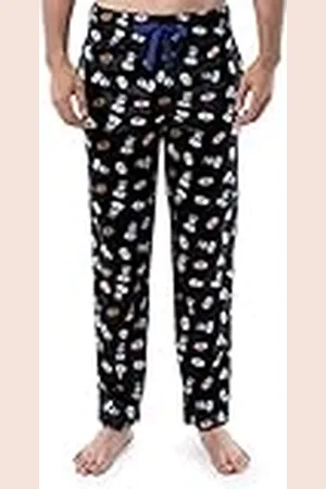 Varsity Herr Lite Touch sovbyxor av fleece pyjamasbyxor , stora, , L