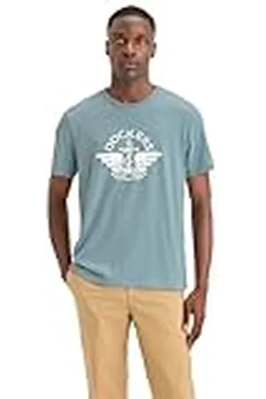 Dockers Logo Tee Wing och ankare Tourmaline, , XS