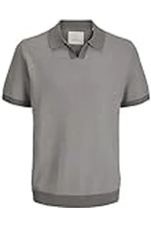 JACK & JONES Herr Jprcceaston Knit delad hals Ss Sn, , XXL