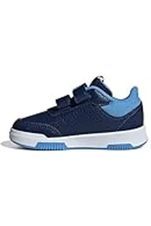 adidas Tensaur Hook and Loop Shoes unisex – barn Löparskor, Dark Blue/Cloud White/Blue Burst, 23.5 EU