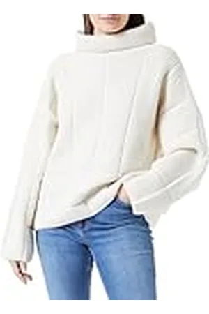 Blonda Stickad tröja för kvinnor, 15624759-BL01, ullvit, XL/XXL, , XL/XXL