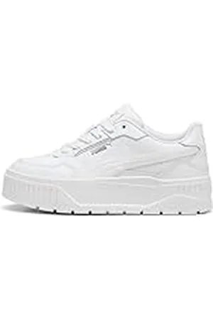 PUMA Dam Karmen II Idol sneakers, White White Silver, 7 UK, vit vit silver, 40.5 EU