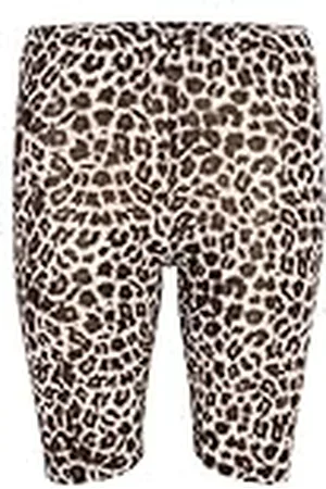 Kaffe Kvinnors shorts tryckt tröja skinny fit ovanför knäet längd elastisk midja, , S
