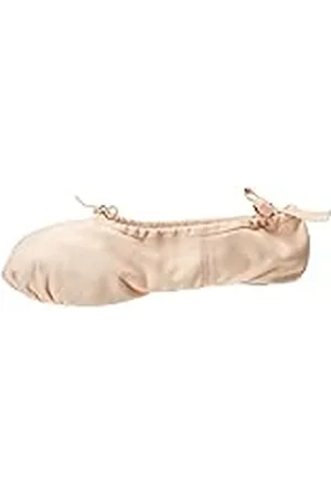 SANSHA Unisex-adult Pro 1 Canvas Ballet Slipper,Light Pink,7 N (5 N US Women