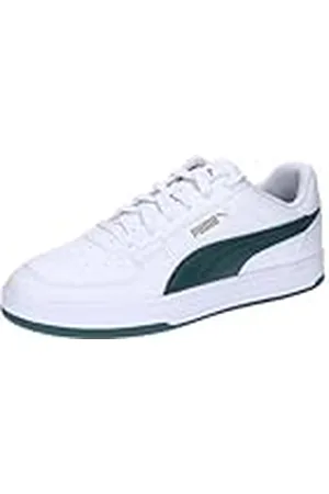 PUMA Unisex Caven 2.0 Sneaker, vit mörk myrten guld, 36 EU
