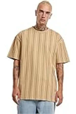 Urban classics T-shirt för män utan krage, flerfärgad, M, , M