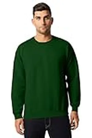 Gildan Herr fleece rund hals sweatshirt, , S