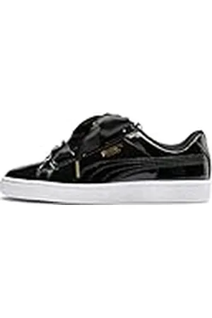PUMA Dam korg hjärta patent vem sneakers, svart svart - 37 EU