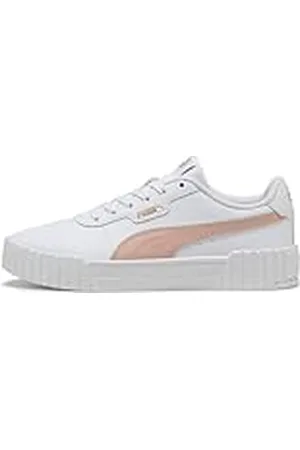 PUMA Carina 3.0 sneakers för kvinnor, vit-rosenkvarts guld, 7 UK, vit ros kvarts guld, 40.5 EU