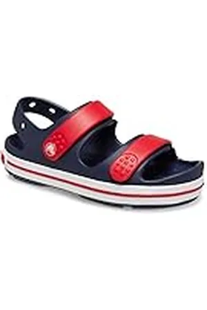 Crocs Unisex barn Crocband Cruiser Sandal T, Marinblå Varsity Röd, 7 UK Child