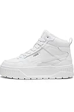 PUMA Dam Karmen Ii Idol Mid Sneaker, vit vit silver, 41 EU
