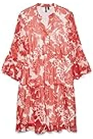 VERO MODA Vmsmilla 3/4 Short Dress WVN Ga, , XL