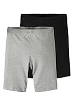 NAME IT Flicka Nkfvivian 2P Solid Short Leggings Noos (2-pack), , 158-164