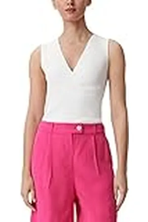 Comma, Stickade kläder dam chinos shorts, , 46